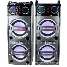 Altavoz profesional 2X10 pulgadas Big Power 2.0 con Bluetooth LED luz E246